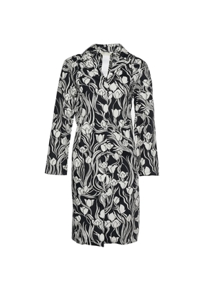 'S Max Mara floral-print shirt dress - Black