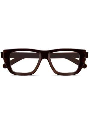 Gucci Eyewear rectangle-frame glasses - Brown