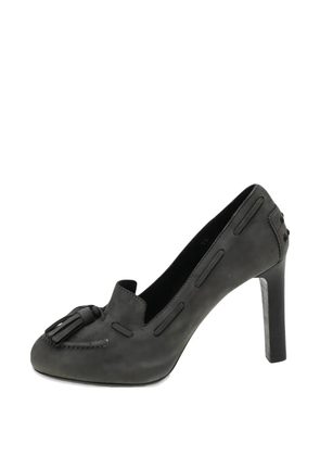 Tod's Vintage tassel suede pumps - Grey