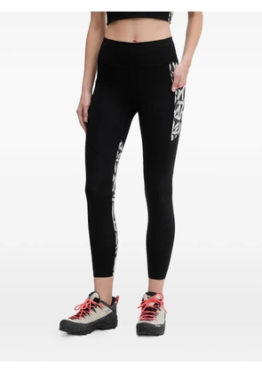 DYNAFIT logo-print leggings - Black
