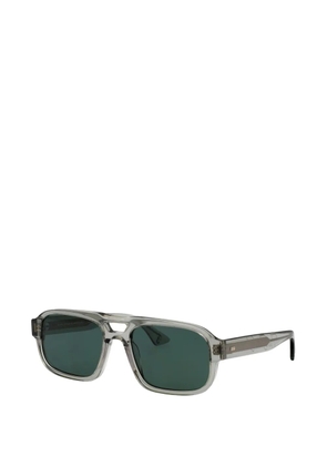 FIVEFOURFIVE double-bridge rectangle-frame sunglasses - Grey