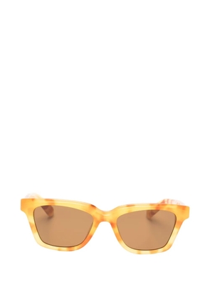Jacquemus Jac tortoiseshell-effect square-frame sunglasses - Brown