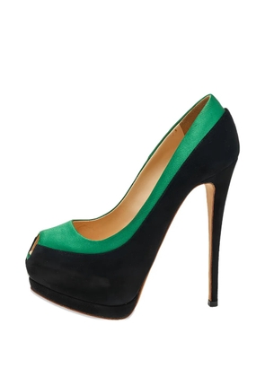 Giuseppe Zanotti peep-toe platform pumps - Black