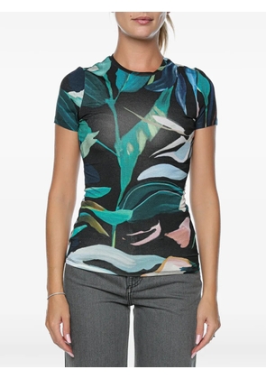 Ted Baker Haiiley floral-print T-shirt - Black