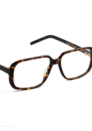 Kaleos Coleman rectangle-frame glasses - Brown