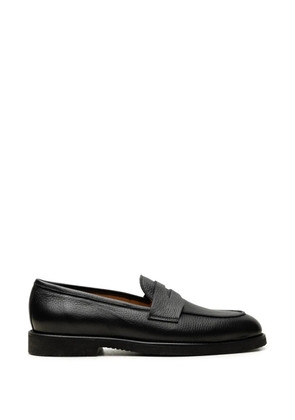 CHUCKIES leather penny loafers - Black