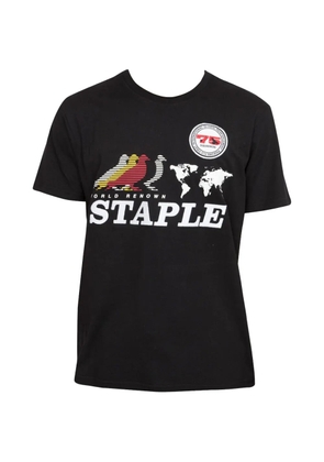 Staple graphic-print T-shirt - Black