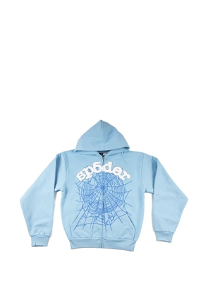 SP5DER OG Web zip-up hoodie - Blue