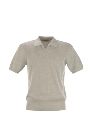 Brunello Cucinelli ribbed-knit top - Brown