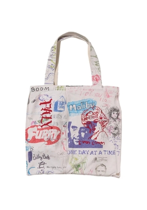 Paly large All Of Me tote bag - White