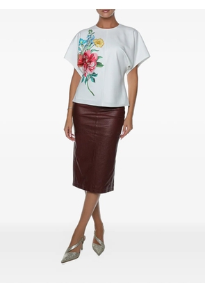 Ted Baker Lahnaa floral-print blouse - White