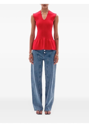 Yuzefi Orin peplum top - Red