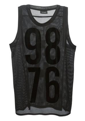 COUNTY OF MILAN mesh patched vest - Black