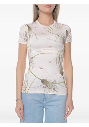 Ted Baker floral-print T-shirt - Pink