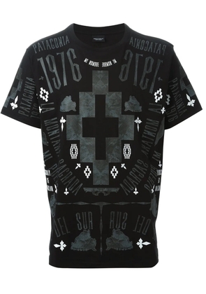 COUNTY OF MILAN 'Patagonia' printed T-shirt - Black