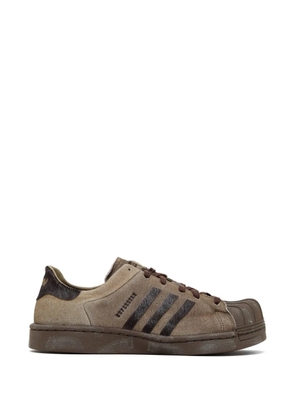 adidas Superstar pony-hair sneakers - Brown