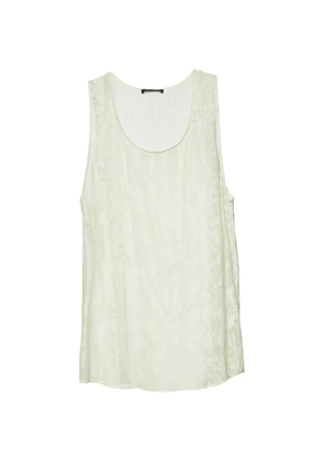 Balmain Pre-Owned Harlequin jacquard tank top - Neutrals