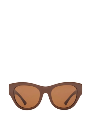 Burberry Knight round sunglasses - Brown