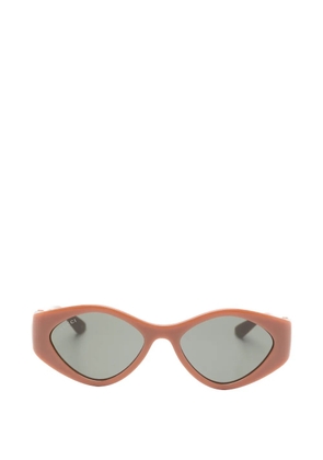 Gucci Eyewear Interlocking G cat-eye sunglasses - Brown