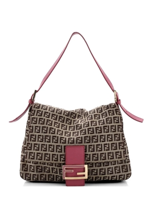 Fendi Pre-Owned Mama Forever Bag Zucchino Canvas shoulder bag - Brown
