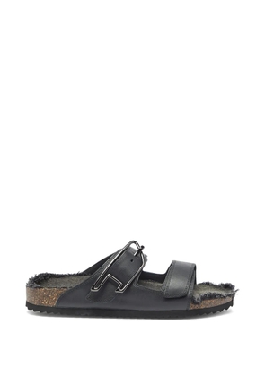 Diesel D-Woodstock D buckle sandals - Black