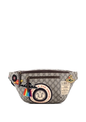 Gucci Pre-Owned Courrier Zip GG Coated Canvas with Applique belt bag - Brown