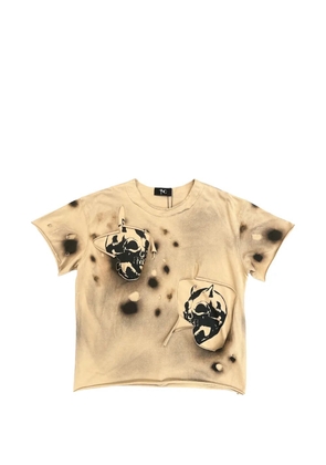 THUG CLUB Dead Inside double-layer T-shirt - Neutrals