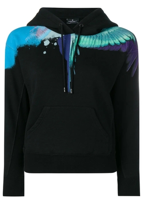 COUNTY OF MILAN Wings hooded sweatshirt - Black