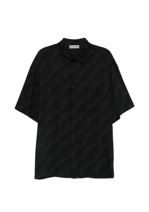 Balenciaga print short-sleeve shirt - Black
