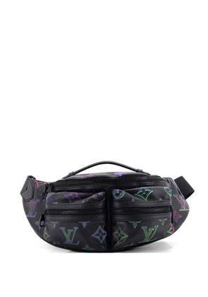 Louis Vuitton Pre-Owned Comet Bumbag Spotlight Monogram Giant Leather belt bag - Black