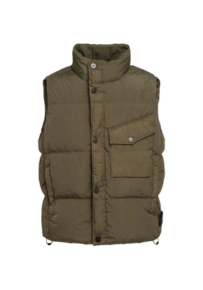 Stone Island quilted gilet - Green