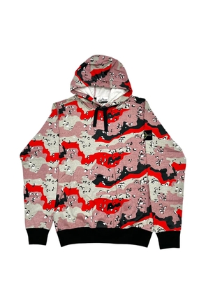 Stone Island Artcol camouflage-print hoodie - Pink
