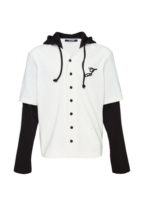 Jacquemus The Letro layered-sleeve hoodie - White