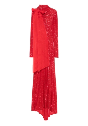 Atu Body Couture sequined gown - Red