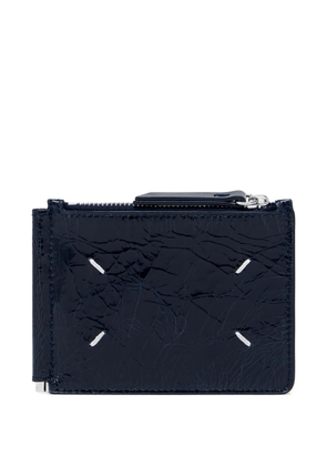 Maison Margiela Four Stitches Pincer wallet - Blue
