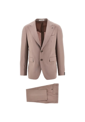 Tagliatore single-breasted peak-lapel suit - Pink