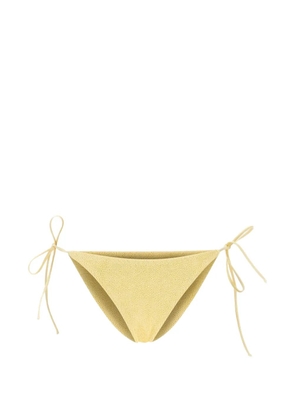MC2 Saint Barth Virgo crinkle-fabric bikini bottoms - Yellow