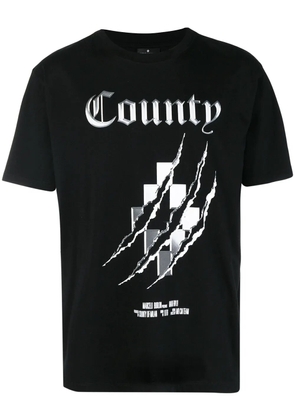 COUNTY OF MILAN front printed T-shirt - Black