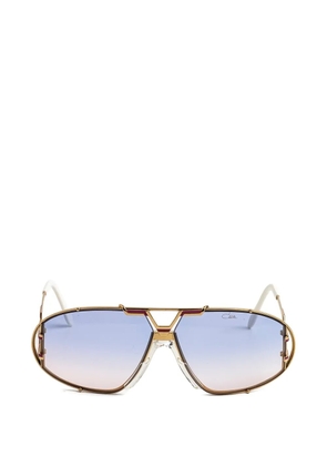 Cazal 907 geometric-frame sunglasses - Gold