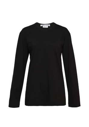 Comme Des Garçons Comme Des Garçons long-sleeve cotton T-shirt - Black