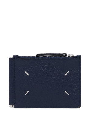 Maison Margiela Four Stitches leather wallet - Blue