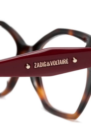 Zadig&Voltaire tortoiseshell-effect glasses - Brown