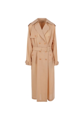 Ermanno Scervino double-breasted belted trench coat - Brown