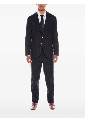 Brunello Cucinelli chalk-stripe suit - Blue