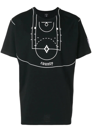 COUNTY OF MILAN NBA Court T-shirt - Black