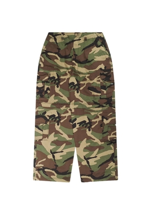 VETEMENTS camouflage-print cargo pants - Green