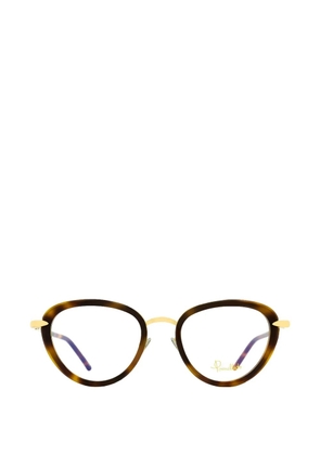 Pomellato Eyewear Griffe oval-frame glasses - Brown