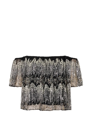 Rabanne embroidered blouse - Black