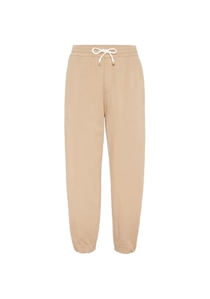 Brunello Cucinelli drawstring-waist track pants - Neutrals