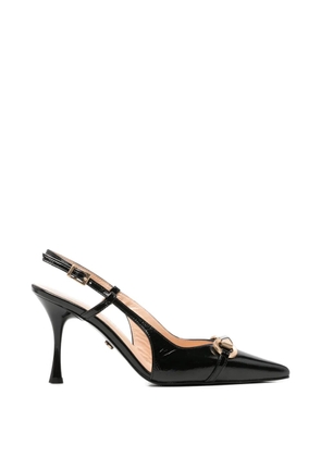 SERGIO MORETTI FIRENZE horsebit-detail slingback pumps - Black